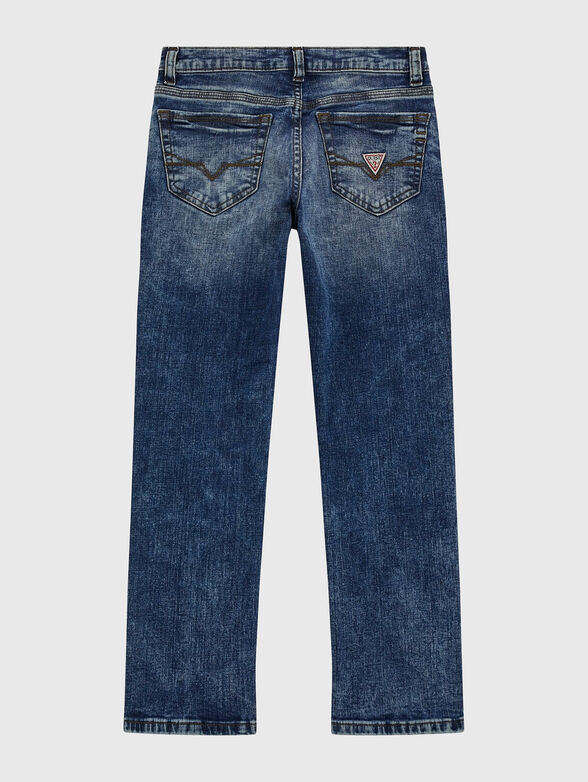 Blue jeans with washed effect - 2