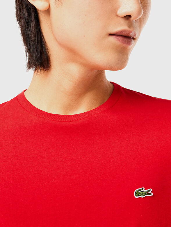 Green cotton T-shirt - 4