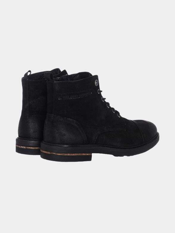 HUBERT Suede ankle boots - 3