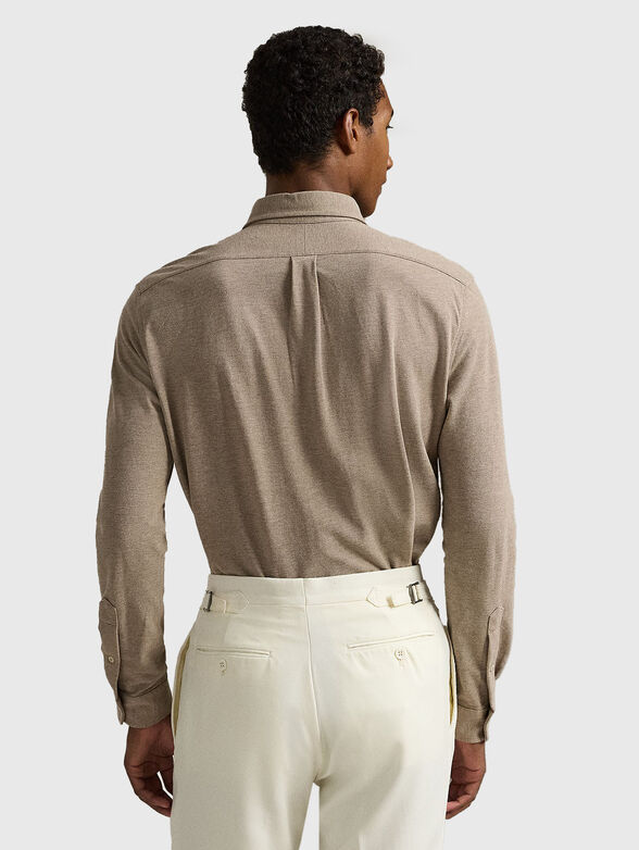 Shirt with embroidered logo - 3