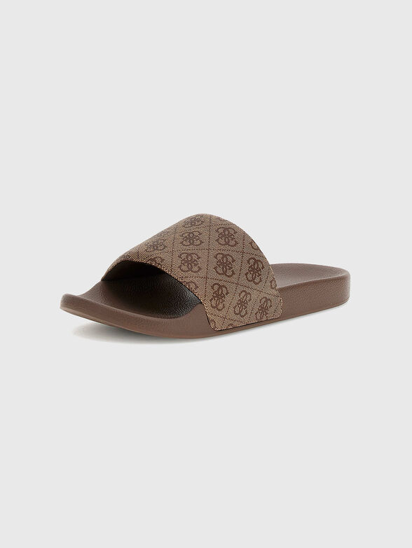 TOKYO slippers with monogram print - 1