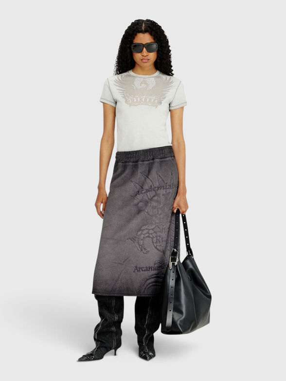 Cotton grey t-shirt - 1