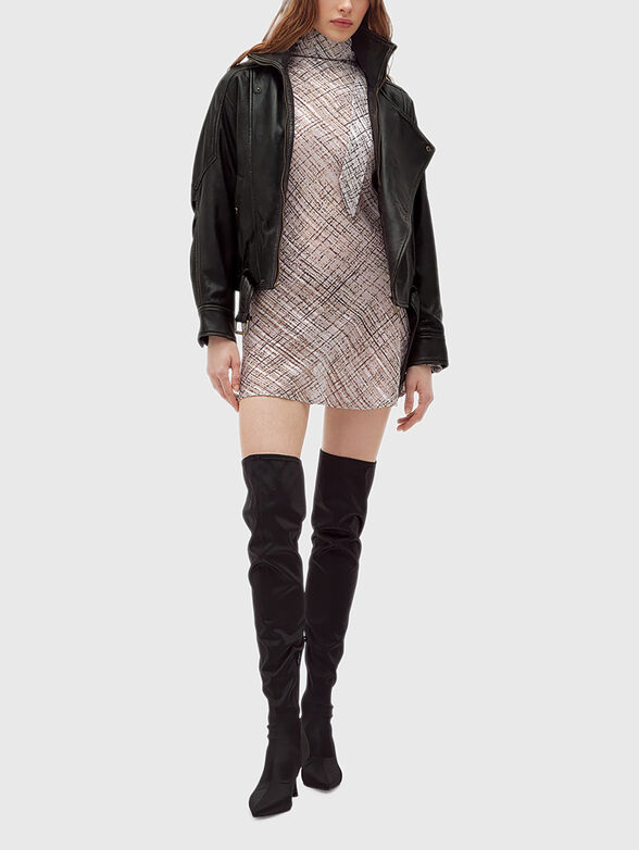 Biker leather jacket - 2