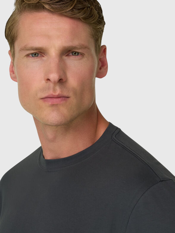 Grey cotton t-shirt - 4