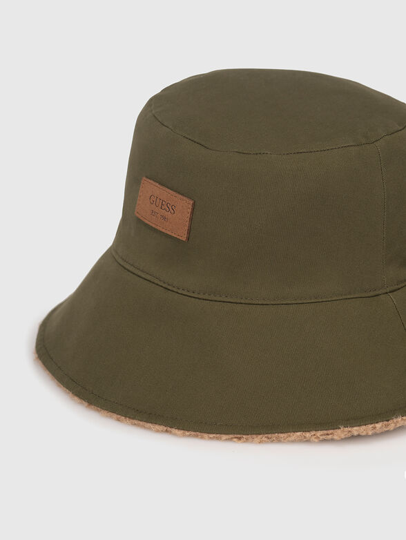 Double-faced hat type with logo patch - 5