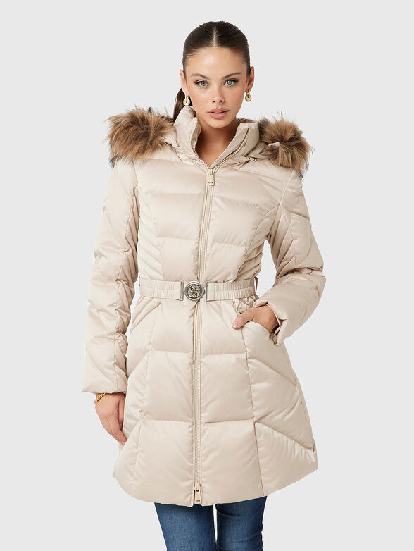NEW OLGA padded jacket with belt - 1