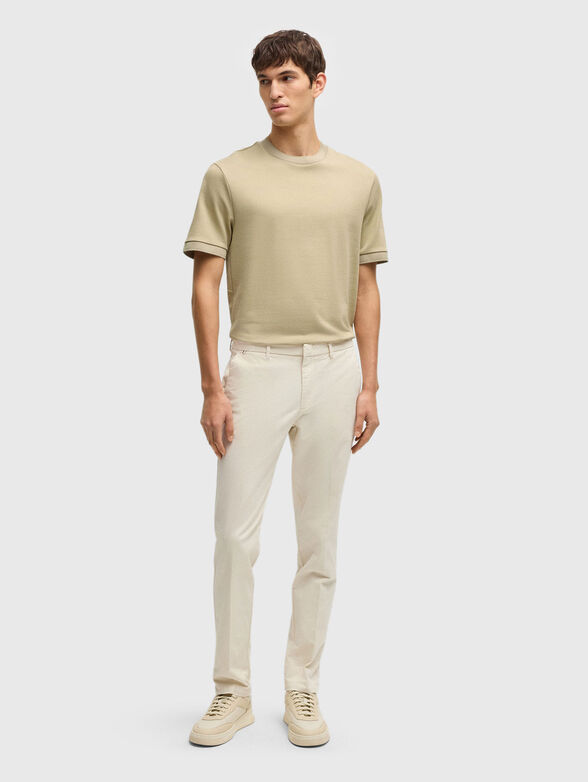 Cotton T-shirt with side slits - 2