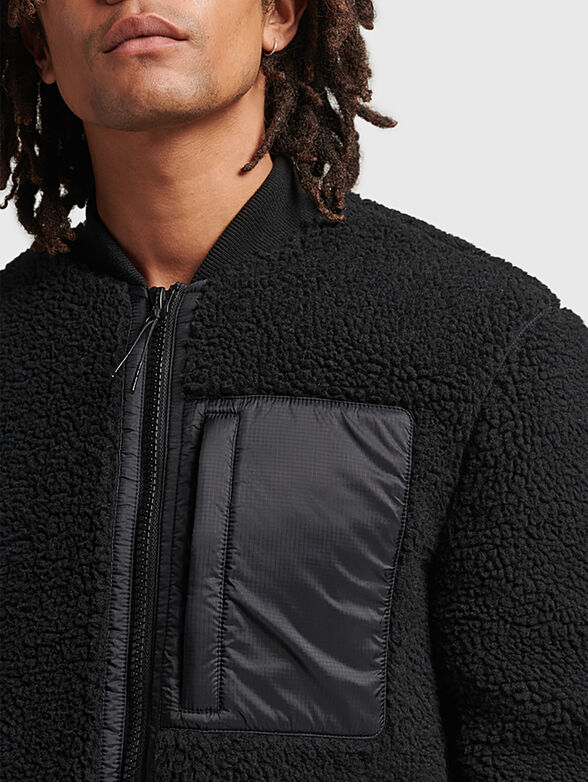 Black fleece jacket - 3