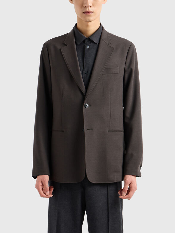 Brown blazer - 1