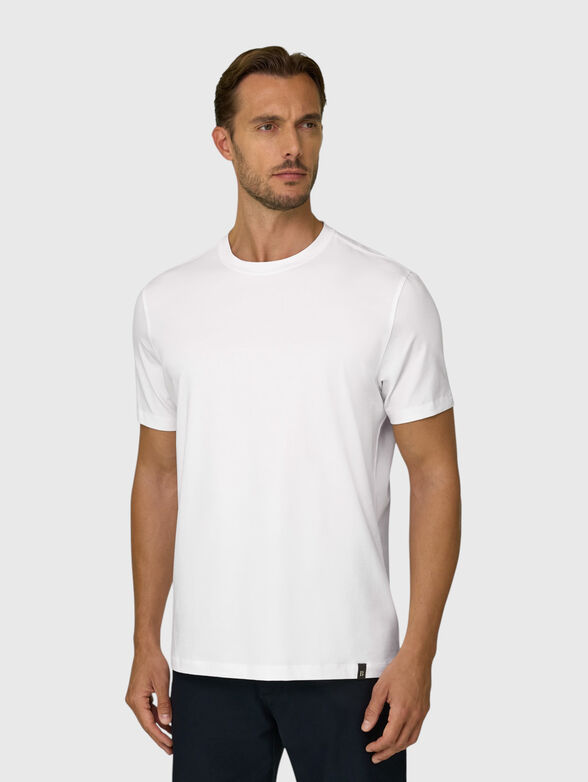 White cotton t-shirt - 1