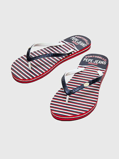 RAKE SAILOR Flip-flops with glitter details - 4