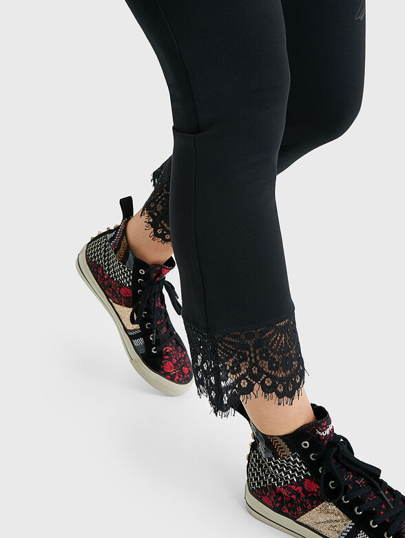 LOLA Pants with lace - 6