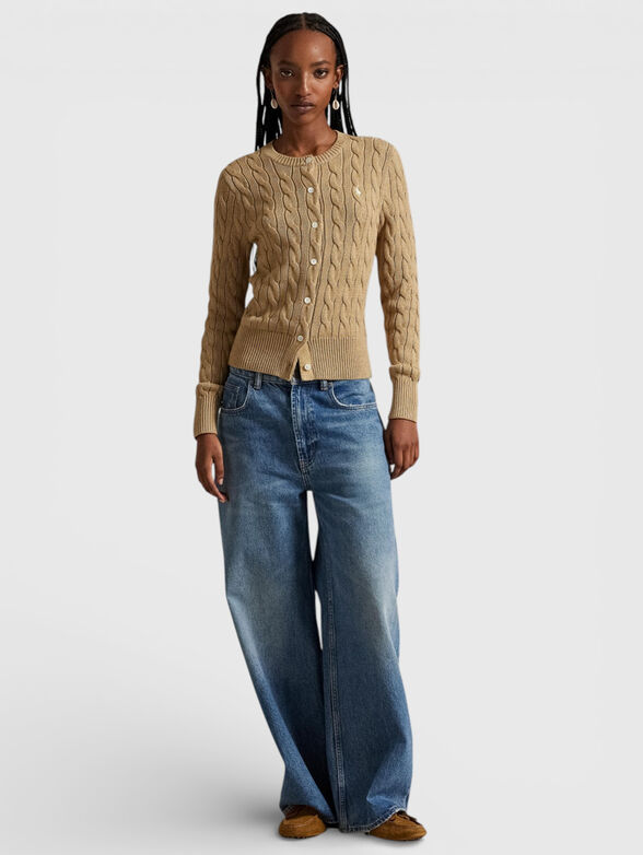 Knitted cotton cardigan - 2