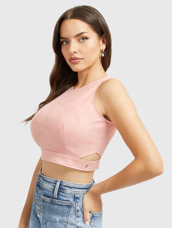 NAOMI top with cut-out accents - 1