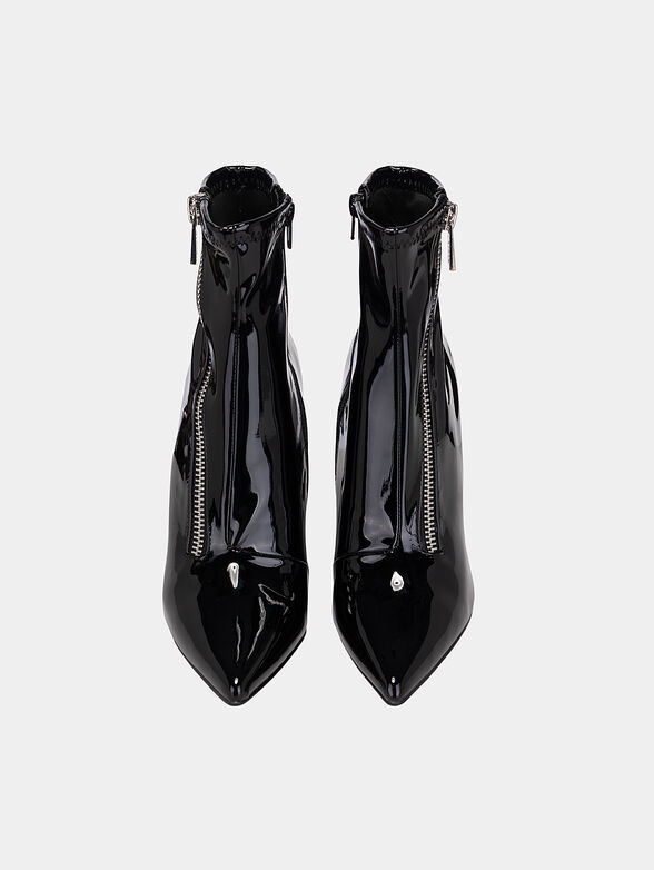 VIRTUOSO heeled ankle boots with patent effect - 6