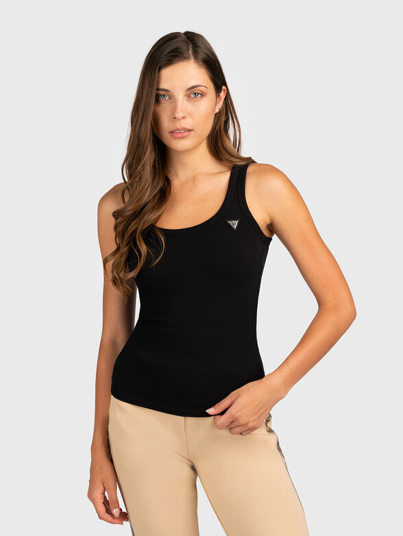 COLETTE beige рibbed top - 1