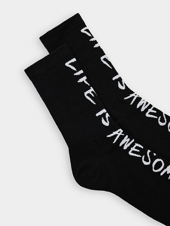 LIFE IS AWESOME socks - 4