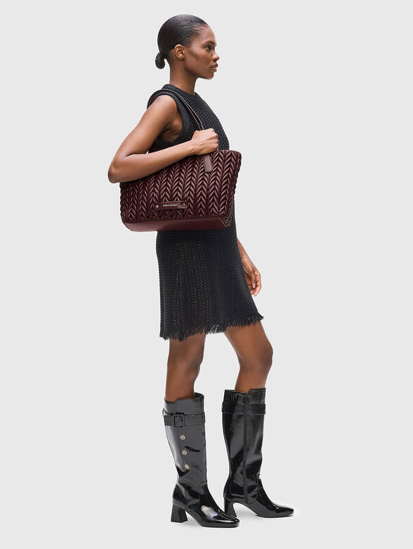 K/WEAVE tote bag with woven texture - 2