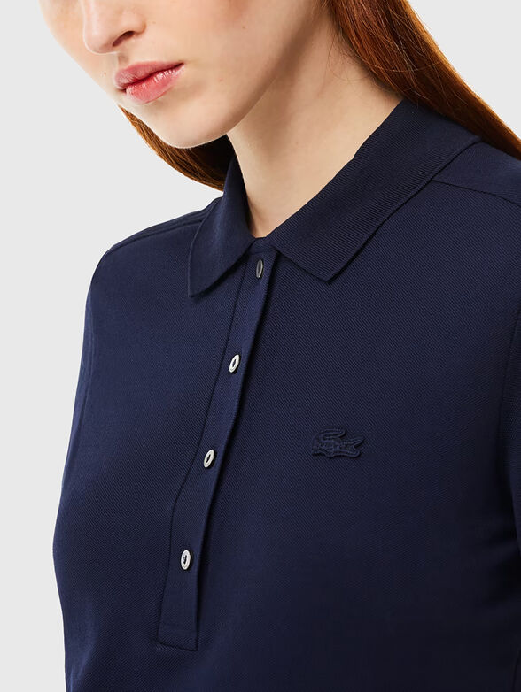 Piqué polo dress - 4