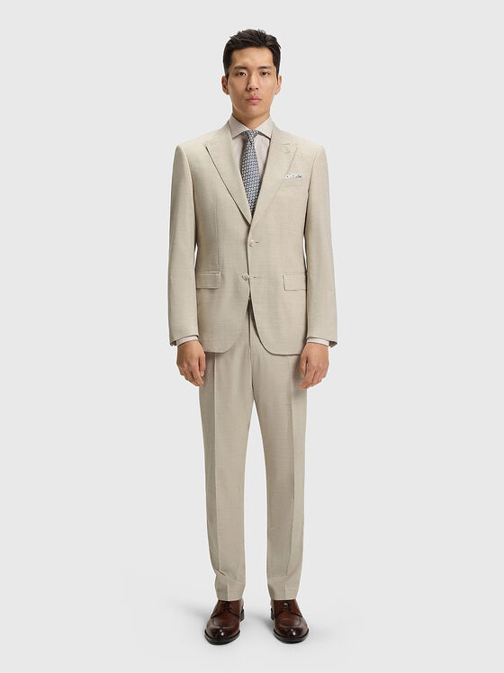 Slim wool blend suit - 1