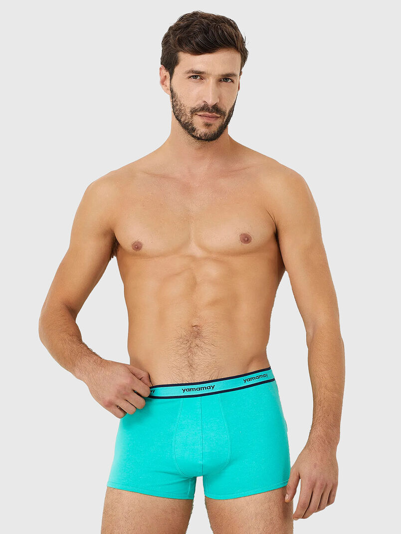 NEW FASHION COLOR cotton boxers with logo embroidery - 3