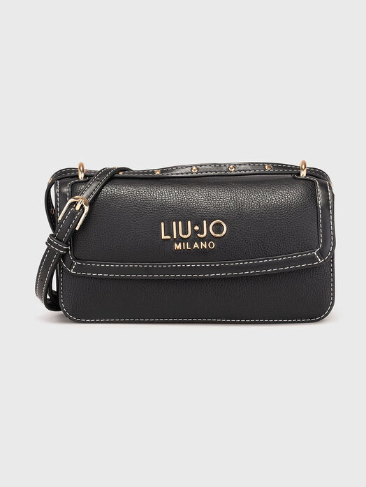 Small crossbody bag with eyelets