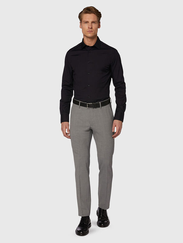 Slim pants in grey - 4