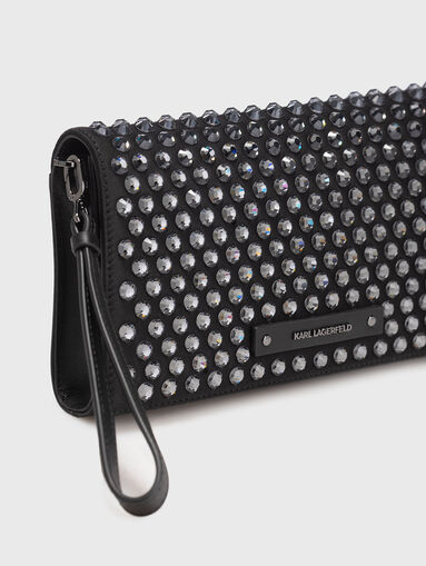 Clutch with rhinestones - 4