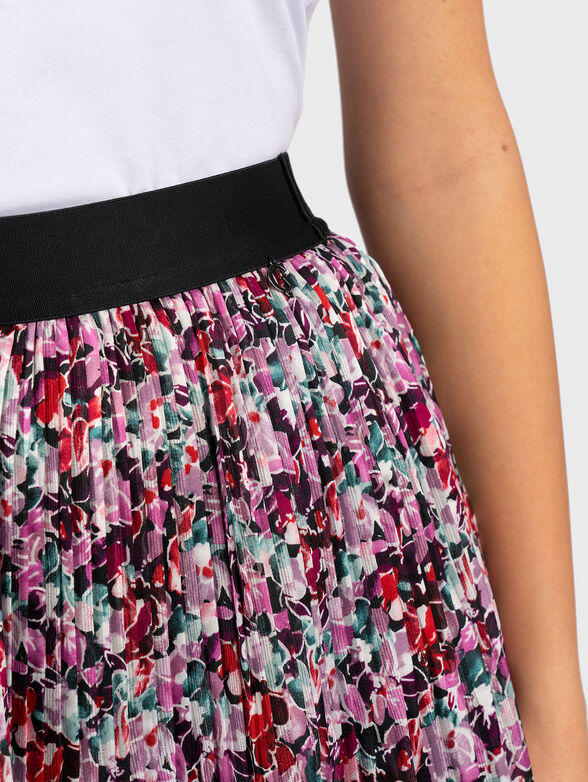 ELISEA skirt with floral print - 4