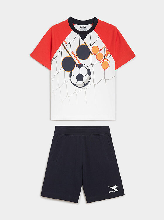 Two-piece sports set in black color - 1