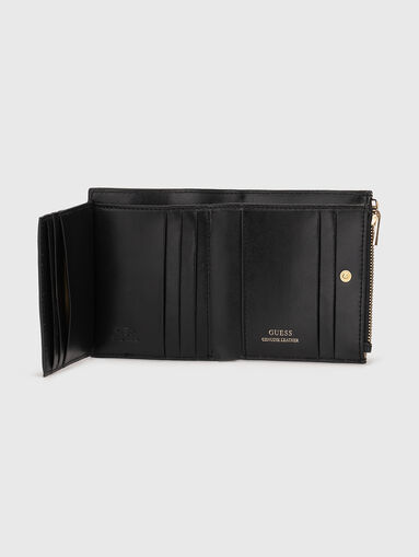 Wallet with gold logo - 5