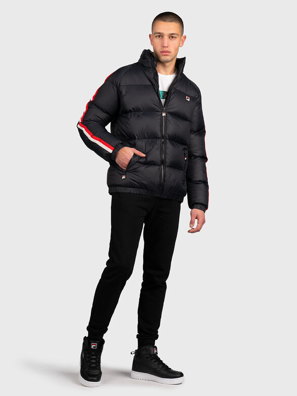 TOVE padded jacket with colored stripes - 4