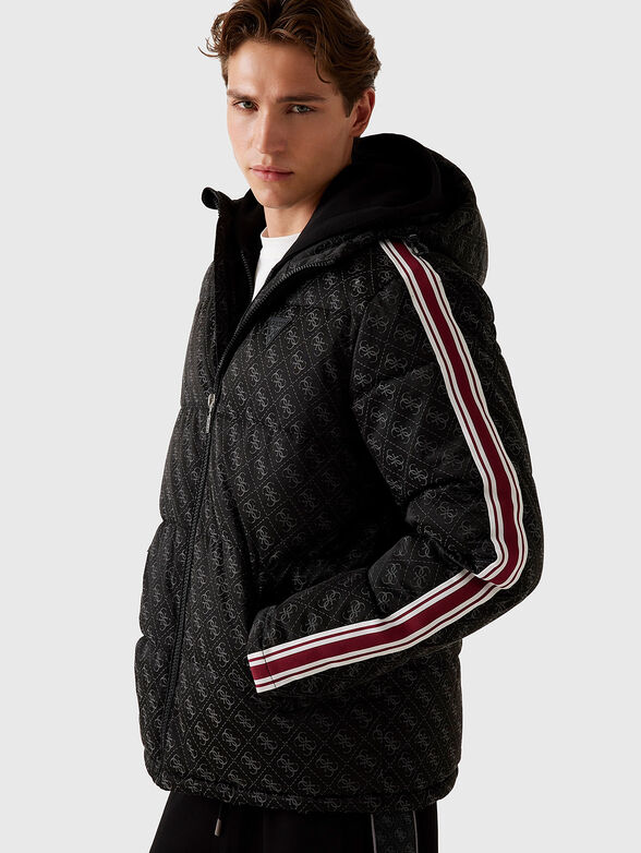 Quilted jacket with contrasting piping - 4