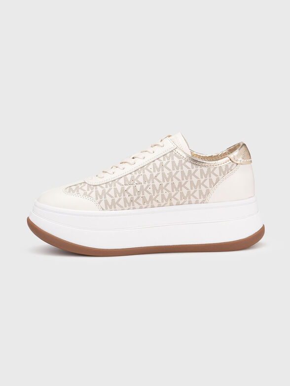 Sports shoes with logo print - 4