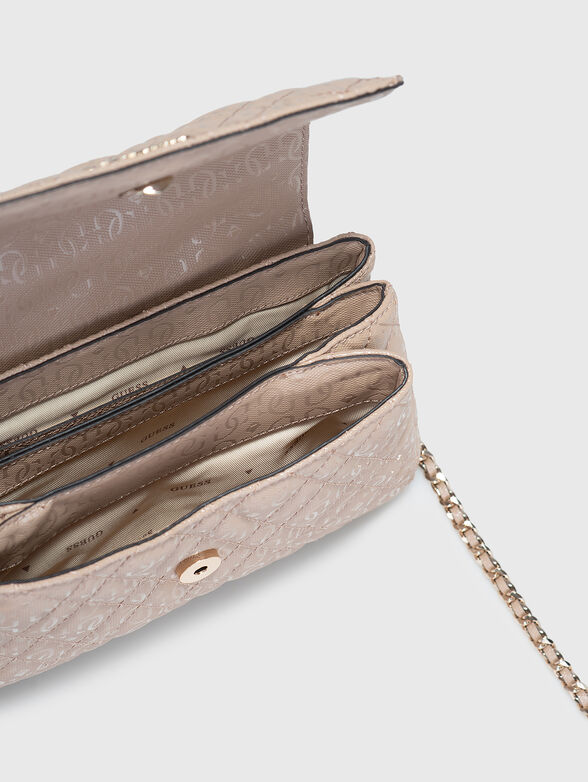 Crossbody bag with a quilted effect - 6
