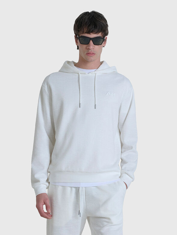 Sweatshirt with logo embroidery - 1