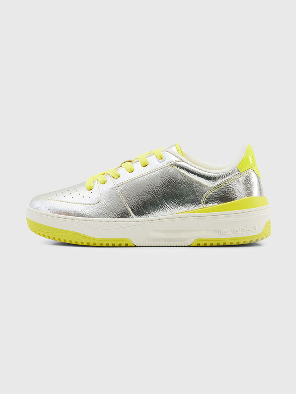 METRO SILVER silver sports shoes - 1