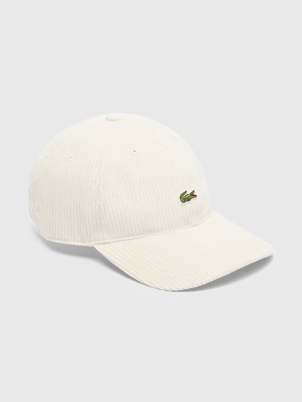 Baseball cap in ecru - 1