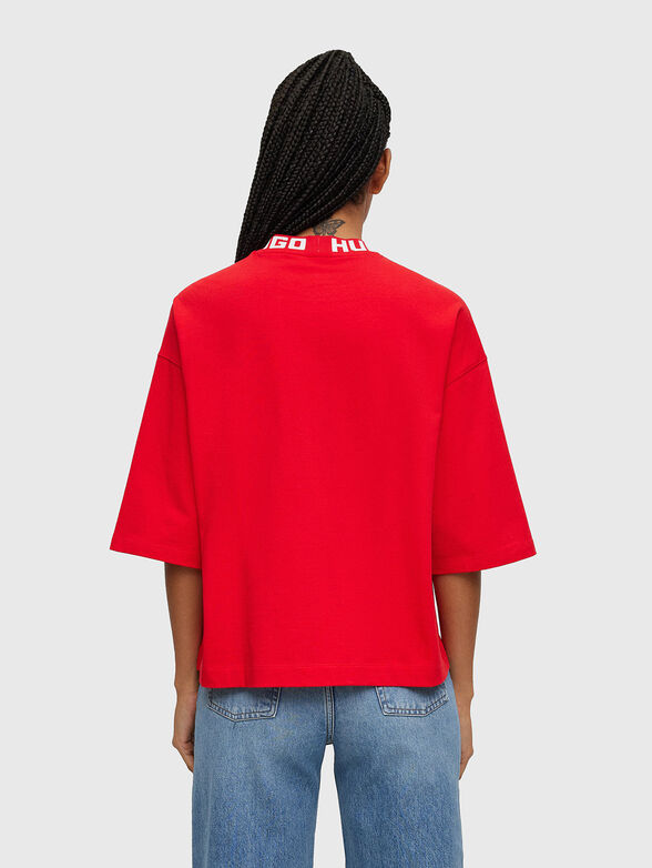 DINAYA cotton oversized T-shirt  - 3