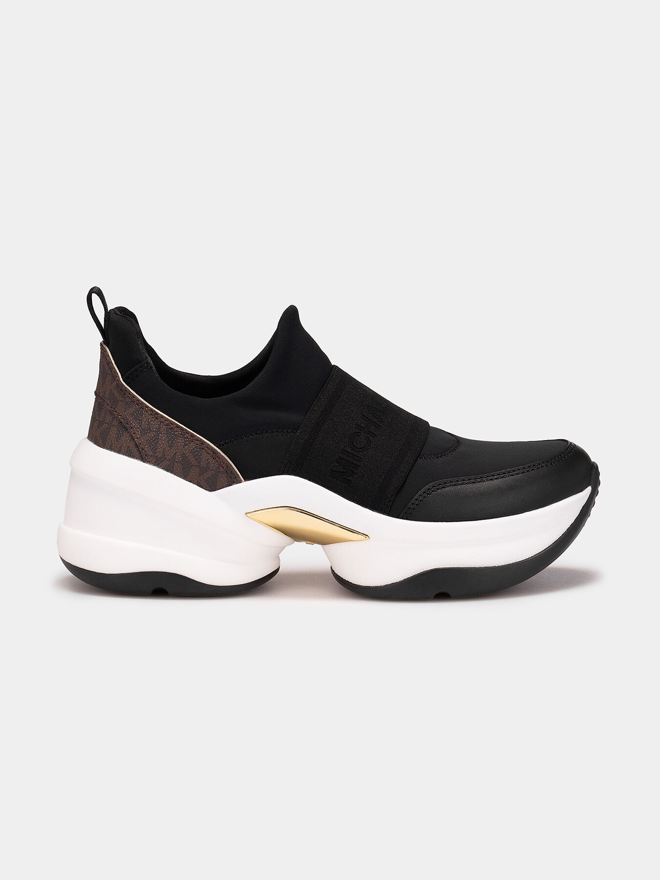 OLYMPIA black slip on shoes brand MICHAEL KORS Globalbrandsstore en