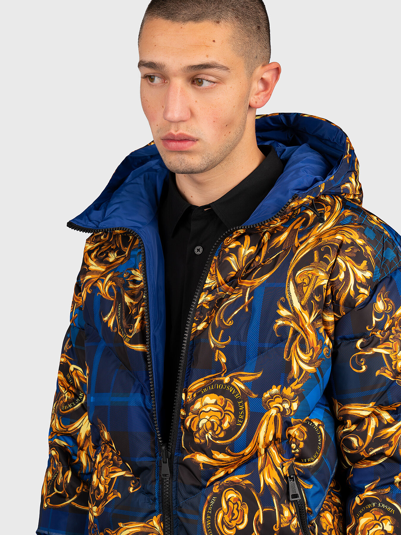 Reversible down jacket brand VERSACE JEANS COUTURE