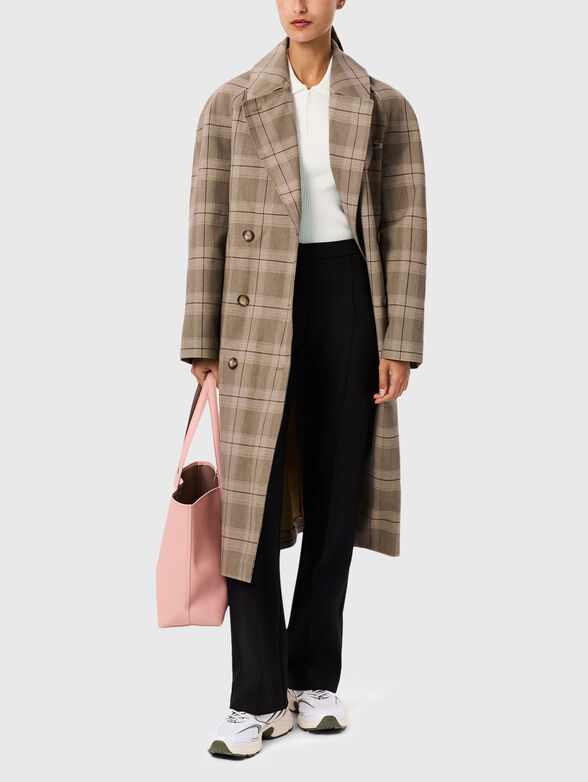 Knitted polo shirt in black  - 2