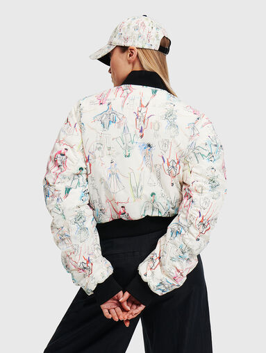 Bomber with art print - 3