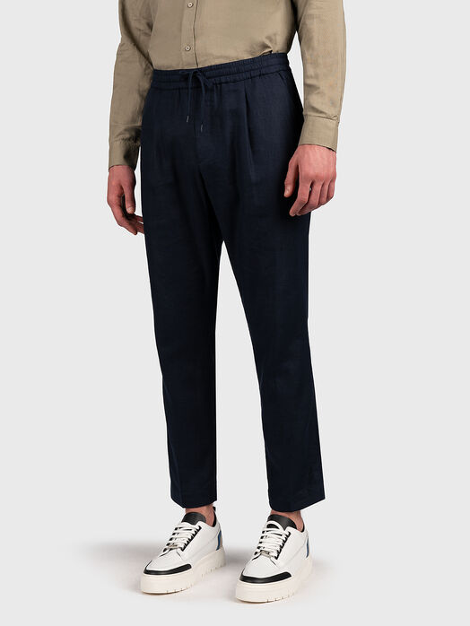 NEIL linen blend cropped pants