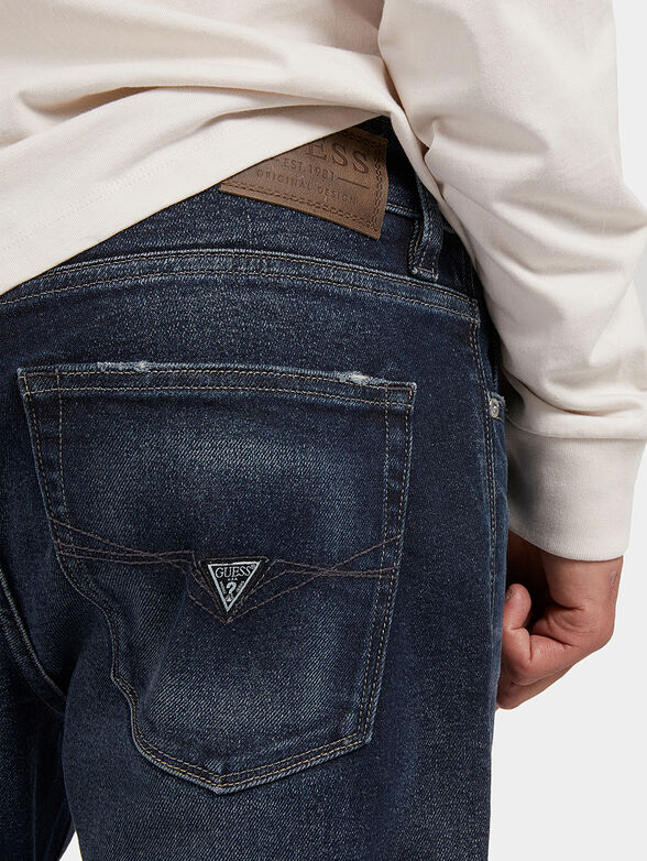 ECO SIDECAR jeans with logo patch - 4