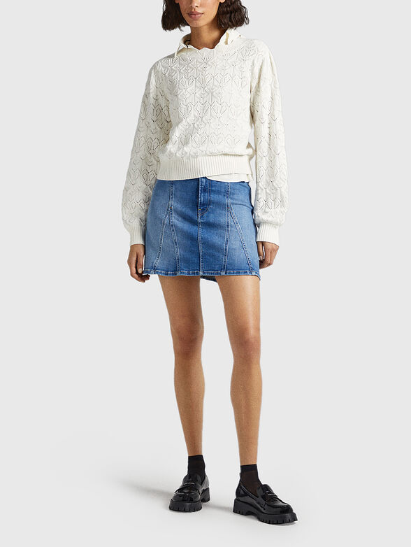 DAMARA sweater with openwork embroidery - 2