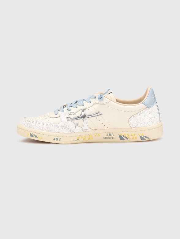 Leather sneakers with contrasting details - 4