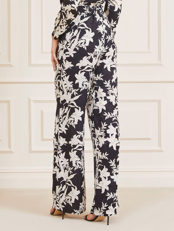 SUNBURST trousers with floral print - 2
