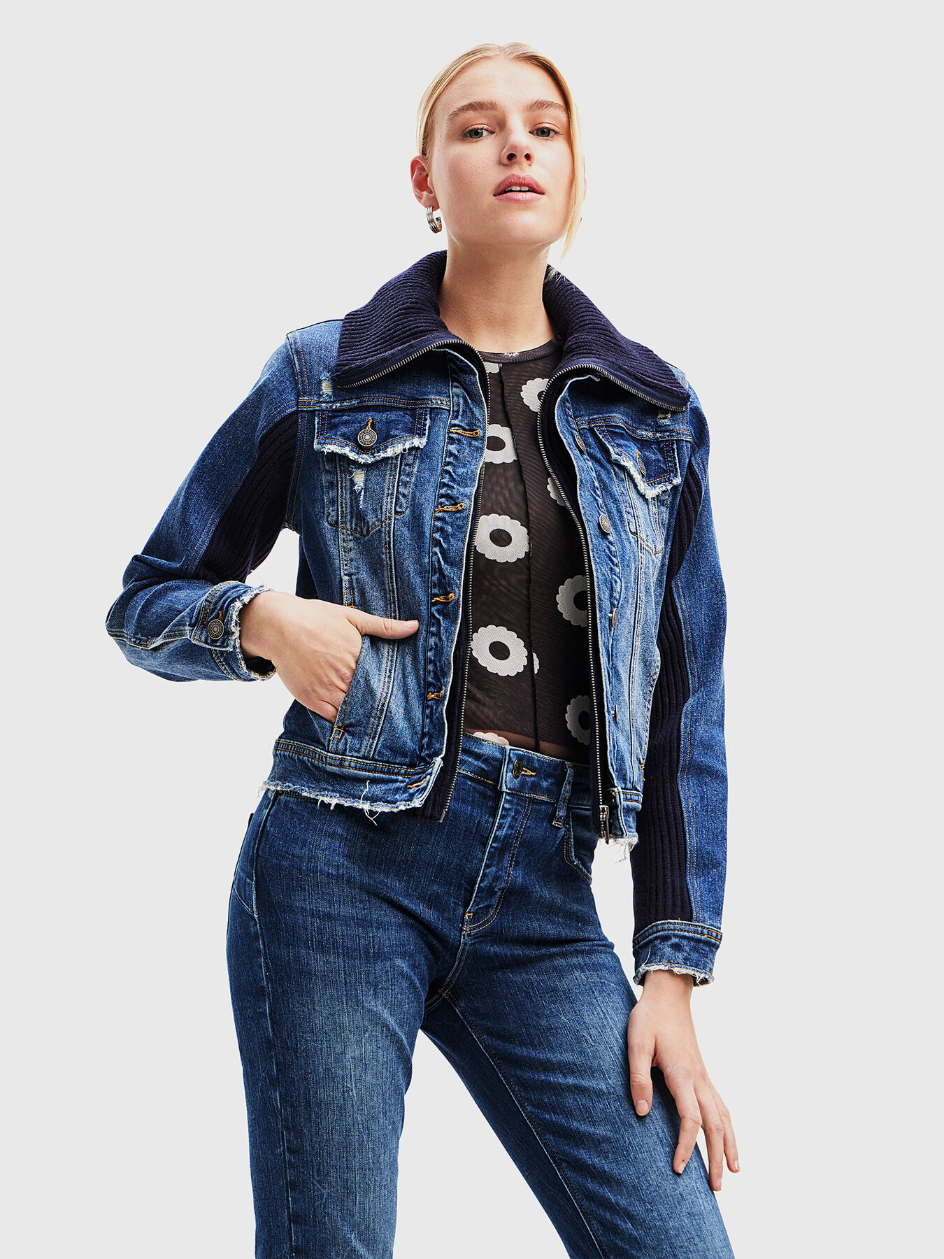 Desigual discount blue jacket