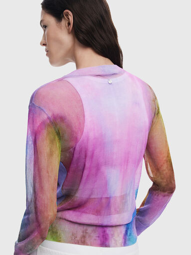 BOGEN sweater with sheer effect - 5